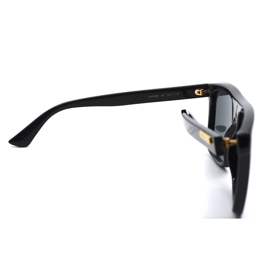 Gucci GG0748S Black Grey Sunglasses | Authentic | New w/ Case | 59-17-145 - Picture 11 of 13